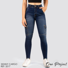 Cargar imagen en el visor de la galería, JEANS MUJER SKINNY CARGO 2017
