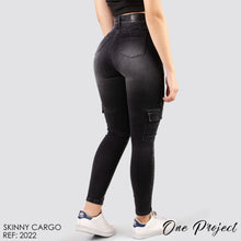 Cargar imagen en el visor de la galería, JEANS MUJER SKINNY CARGO 2022
