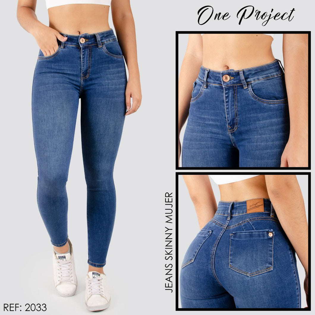 JEANS MUJER SKINNY 2033